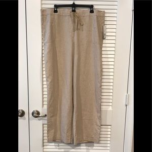 Women’s Linen Pants-XLG